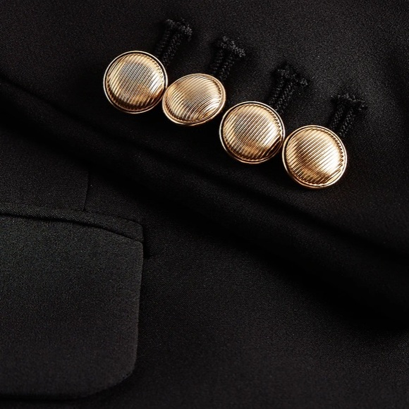 Peak Lapel Double Breasted Blazer women's coat jacket suit express multi size - Picture 5 of 6